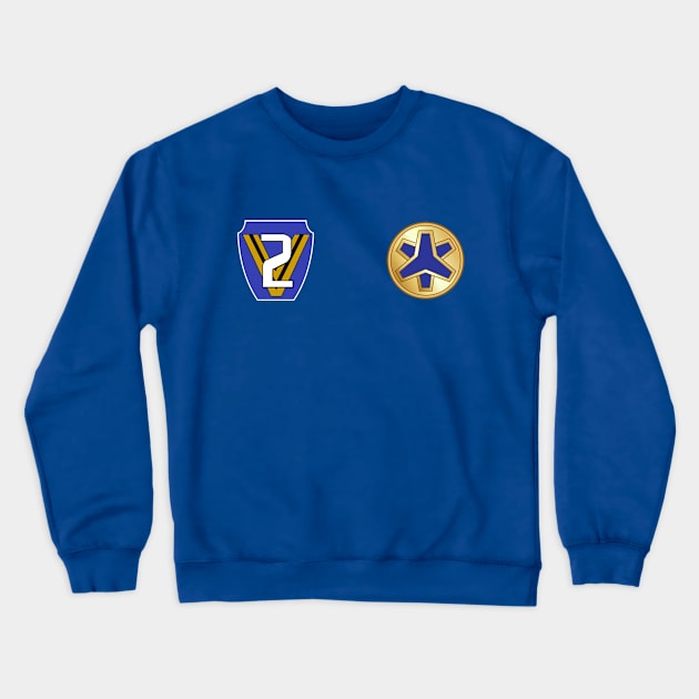 Lightspeed Rescue 2 Blue Crewneck Sweatshirt by mavgagliano